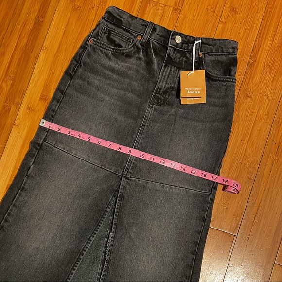 HP 🎉 NWT Reformation Tazz Maxi Denim Skirt Size S / 24 - Picture 12 of 16